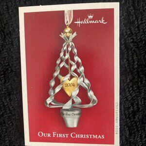 Hallmark Keepsake Ornament Our First Christmas 2004